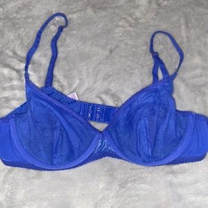 Savage x fenty Unlined Wired Bra 36B Blue
